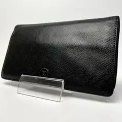 ◇極美品/入手困難◇CHANEL ココボタン 二つ折り 長財布 キャビア 