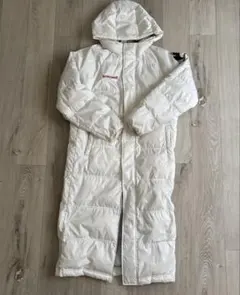 ルコックスポルティフ ベンチコート ダウンジャケット ホワイト