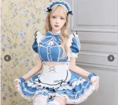 マリームーン Malymoon シュガーブルーサスペンダーデニムメイド