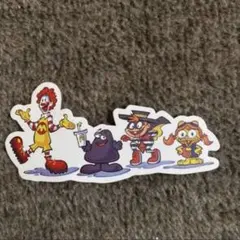 McDonald's キャラクター ステッカー