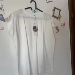 coca 無地白Tシャツ 未使用タグ付き　Lサイズ