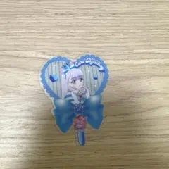 映画キミとアイドルプリキュア　入場者特典　キュアニャミー　うちわ型クリアカード