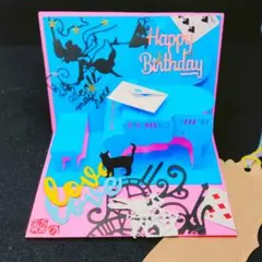 フォロワー様限定788円♡バースデーディズニーハンドメイドメッセージカード