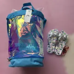 未使用✨RUSTYバッグ✨ROXYサンダルのサムネイル