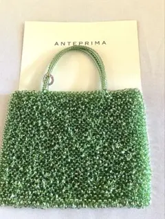 ANTERIMA シルバー ビーズ ハンドバッグ ANTEPRIMA シルバービーズ パーティーバッグ ANTEPRIMA シルバー