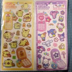 平成はっぴーフォン　サンリオ　ステッカーセット