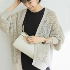 URBAN RESARCH　透かし柄ガウンカーディガン