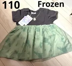 【新品】ディズニーアナ雪×mamarakuワンピース風チュニック 110cm