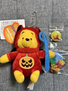 TDR プー ハロウィン 2012 ぬいぐるみバッジ 小悪魔 デビル
