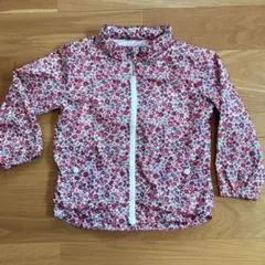 GITA 花柄ナイロンブルゾン 110cm