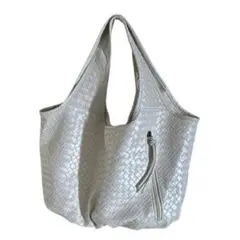 メッシュ編み トートバッグ ハンドバッグ 肩掛けバッグ