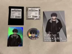 【桃源暗鬼ポップアップpopup】淀川真澄　缶バッジ＆ホロカード セット新品