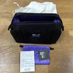 アナスイ ポーチ ブラックレース　ANNA SUI