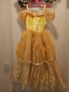 ディズニーDisneyベル黄色ドレス 130cm