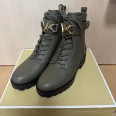 Michael Kors REED フォーレザー コンバットブーツ