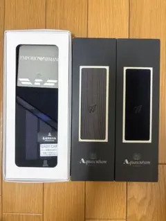 ARMANI LANVIN Aquascutum ソックス ハンカチ4点セット