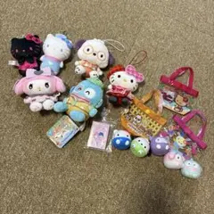 サンリオグッズまとめ売り キティ マイメロ ポチャッコ サンリオぬいぐるみ
