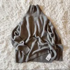 スピック&スパン ウールカシミヤ ラグランタートルニット 25AW