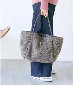 ボアトートバッグ トートバッグ