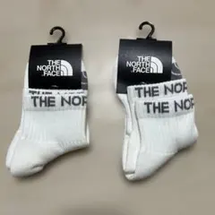ノースフェイス　ソックス　男女兼用　21cm スポーツ　靴下 新品　2足セット