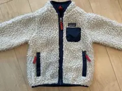 Patagonia フリースジャケット 3T クリーム色