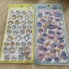 【最安値】スティッチ ちいかわ　ボンボンドロップシール正規品　2点新品未開封