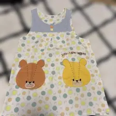 くまの学校　保育士　介護士　エプロン