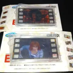 ONE PIECE セガ ラッキーくじ アクリルキーチェーン 2点セット