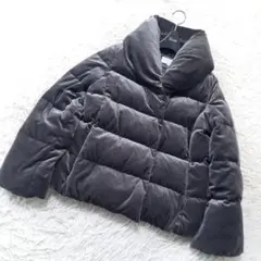 ●美品●　LESTERA　レステラ　ベロア　ダウン　ジャケット　コート　40のサムネイル