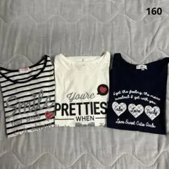 女の子　半袖　Tシャツ　まとめ売り　160