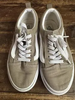 Vans スニーカー ベージュ ローカット　21cm 中古品のサムネイル