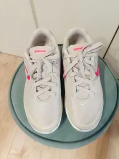 Nike Air Max ベージュ/ピンク スニーカー 24cm、数回使用
