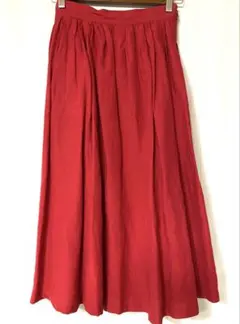 UNITED ARROWS ユナイテッドアローズ　赤　スカート　レッド　38