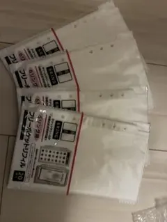 セリア 6リング用フリーポケットリフィル 20枚入 4個セット