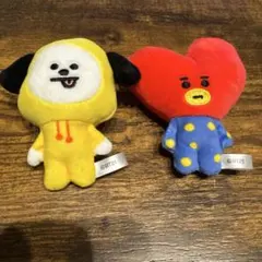BT21 チミー &タタボールチェーン付ぬいぐるみ
