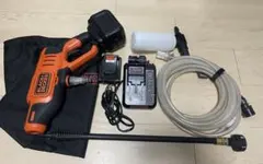 BLACK+DECKER 18V コードレス高圧洗浄機 本体 - メルカリ