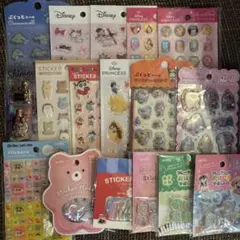 シールまとめ売り 17点セット ぷっくりシール おはじきシール タイルシール