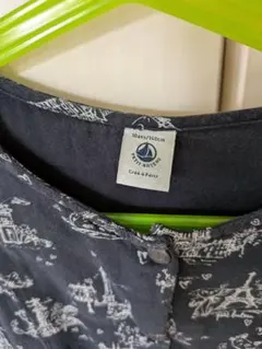 PETIT BATEAU パリ柄 半袖ワンピース 140cmのサムネイル