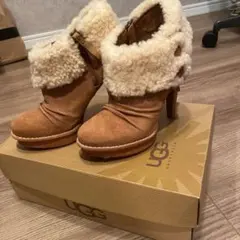 【新品未使用】【海外購入品】【希少】UGG ショート ムートン ブーツ 箱あり