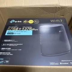 【新品】tp-link Archer BE7200 Wi-Fi 7ルーター