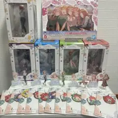 五等分の花嫁一番くじフィギュア5体、アクリルスタンド、ラバーチャーム、ラストワン