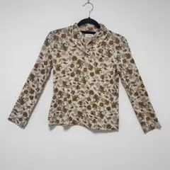 SCAPA 花柄 長袖シャツ 38