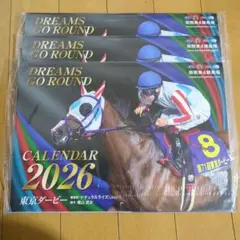 ひ*☆様 南関東4競馬場　2026カレンダー3冊セット