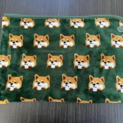 柴犬柄 ブランケット ひざ掛け 未使用