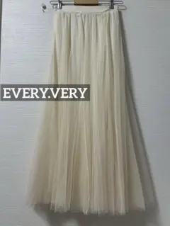 k0246 EVERY.VERY niceclaup チュールボリュームスカートのサムネイル