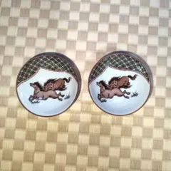 酒盃（午）　九谷焼