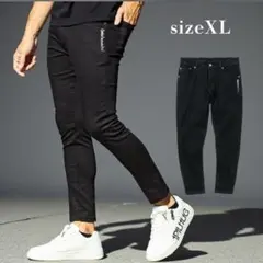 1PIU1UGUALE3 RELAX ロゴスーパーストレッチスキニーパンツ XLのサムネイル