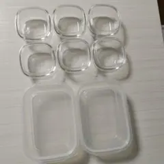 無印良品　保存容器 8個セットのサムネイル