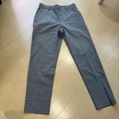 UNIQLOユニクロ　ストレッチスラックスパンツ　チェックMサイズ