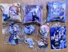 にじさんじ くら寿司　10点　チャーム　缶バッジ　カード